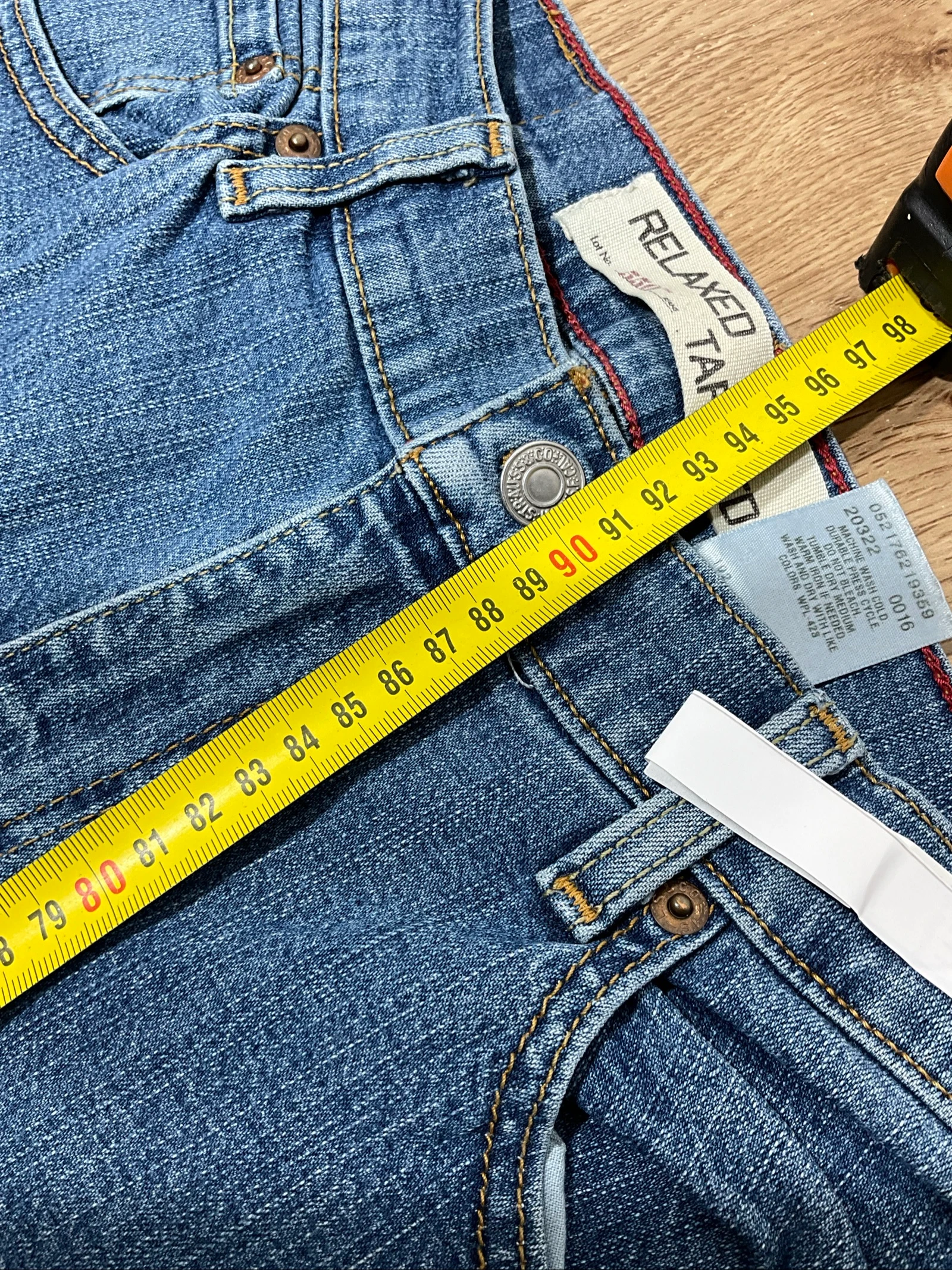 Levi's 550 Relaxed Tapered 6M MIS Vintage 99% Katoen Blauw lvh 076 – photo 12